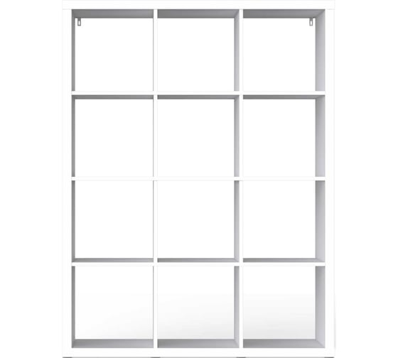 Стеллаж Шведский Стандарт Фора 12 полок, 112x147x38, белый S00043