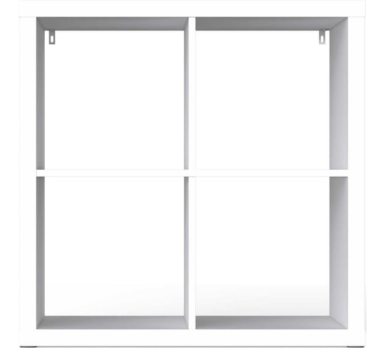 Стеллаж Шведский Стандарт Фора 4 полки, 77x77x38, белый S00029