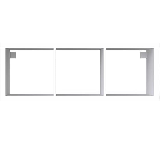 Стеллаж Шведский Стандарт Фора 3 полки, 112x42x38, белый S00012