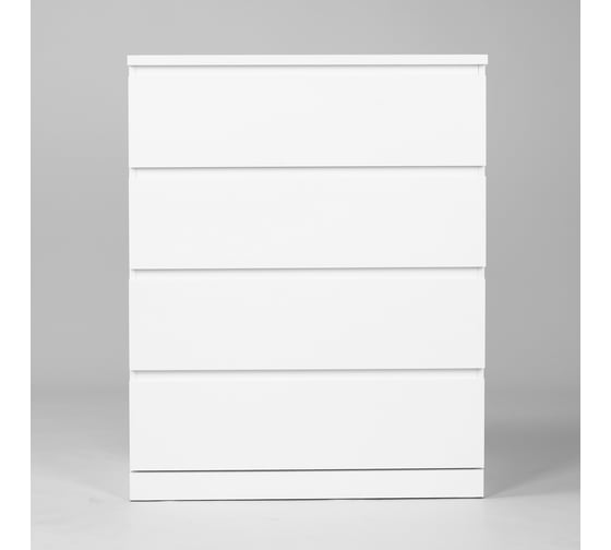 Комод Шведский Стандарт Варма, 4 ящика, 80x100x40, белый S00234