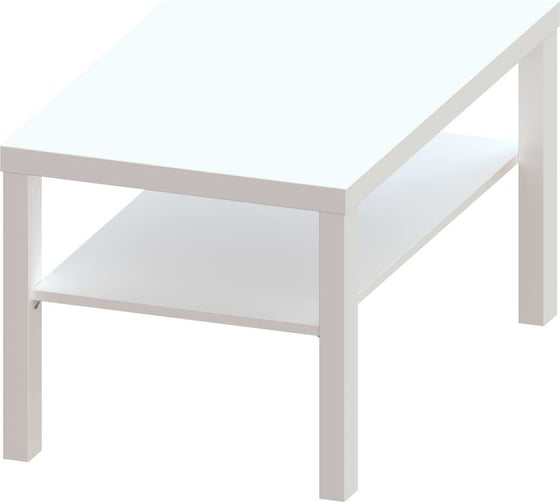 Журнальный стол Шведский Стандарт Энкель, 82x50x45, белый S00128
