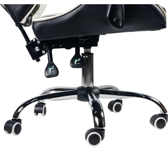 Вибромассажное кресло Calviano asti ultimato black/white/green 2073009500053