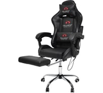 Вибромассажное кресло Calviano avanti ultimato total black с подножкой 2073009500169