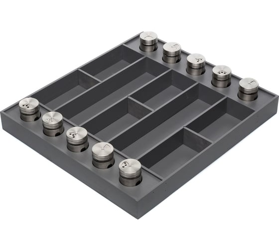 Лоток для столовых приборов NAVAKO epos lux 600 lb dark grey 10299 1