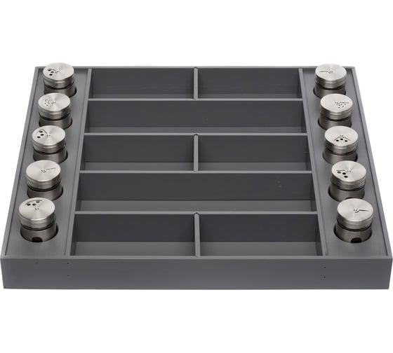 Лоток для столовых приборов NAVAKO epos lux 600 lb dark grey 10299