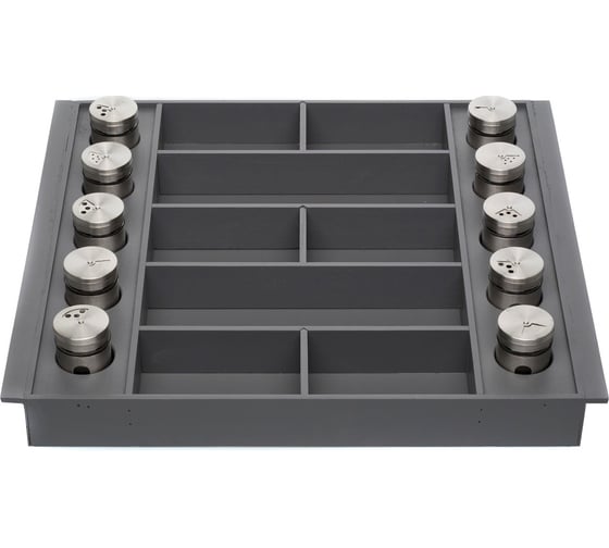 Лоток для столовых приборов NAVAKO epos lux 600 tb dark grey 10279