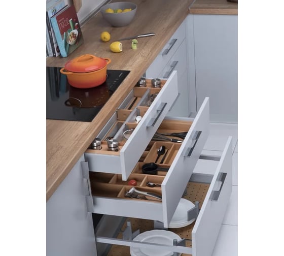 Разделитель для ящика NAVAKO Epos Holder Metallic Grey 10245