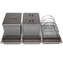 Система сортировки NAVAKO omega duet 800/24/3 metallic grey 10116