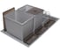 Система сортировки NAVAKO omega duet 900/31/3 metallic grey 10311 3