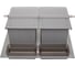 Система сортировки NAVAKO omega top 600/24/3 metallic grey 10318 1