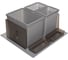 Система сортировки NAVAKO omega 600/31/3 metallic grey 10309 3