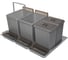 Система сортировки NAVAKO omega 800/47/4 metallic grey 10111 2