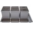 Система сортировки NAVAKO omega 900/47/4 metallic grey 10264 1