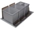 Система сортировки NAVAKO omega 900/47/4 metallic grey 10264 3