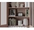 Книжный шкаф ADETA IKEA Билли 334 ash shimo dark 8390534 8