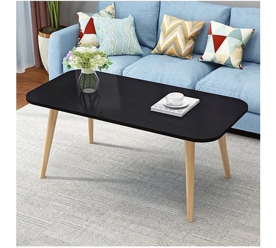Столик ZDK Homium Family, прямоугольный, цвет черный table03black