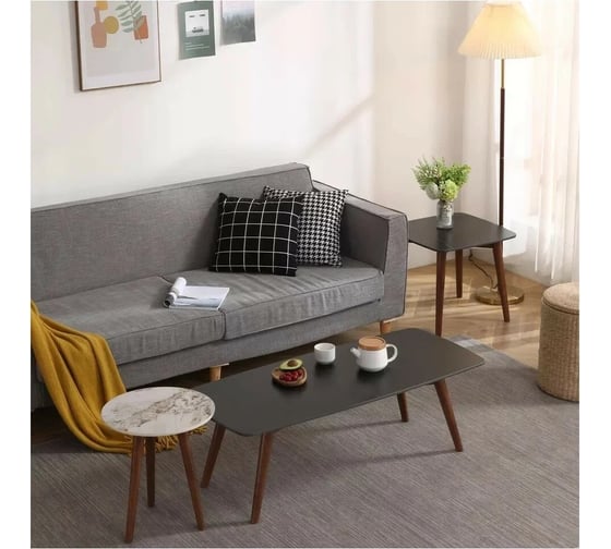 Столик ZDK Homium Family, прямоугольный, цвет черный table03black