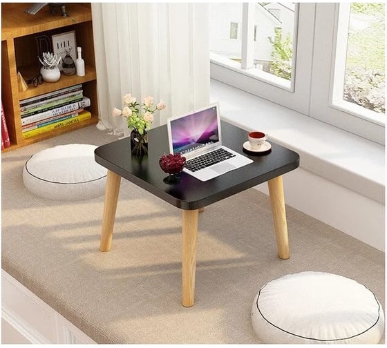 Столик ZDK Homium Square, квадратный, цвет черный table02black 1