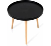 Столик ZDK Homium Round, круглый, цвет черный table01black