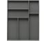 Лоток для столовых приборов NAVAKO epos 450 lb dark grey 10294 3