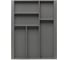 Лоток для столовых приборов NAVAKO epos 450 tb dark grey 10274 3