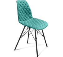 Стул Sheffilton SHT-ST29-С12/S37 голубая лагуна/черный муар СТ-209 2