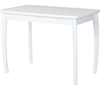 Обеденный стол Мебелик Массив-решетка снег 8432