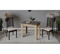 Раздвижной стол ТриЯ Промо тип 3 Дуб крафт золотой/Ателье темное 215524