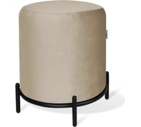 Банкетка Sheffilton SHT-B6 ванильный крем/черный муар Б-13 2