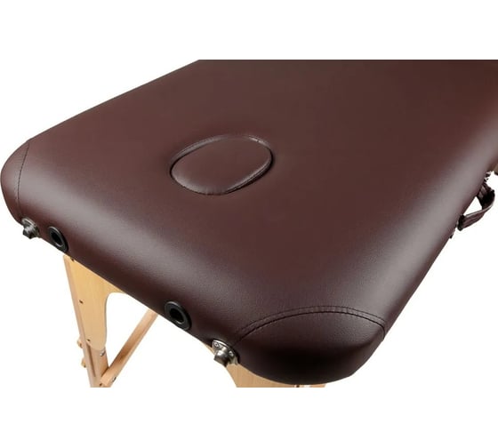 Массажный стол Atlas Sport складной 2-с 60 см деревянный без аксессуаров, коричневый 2071000016139