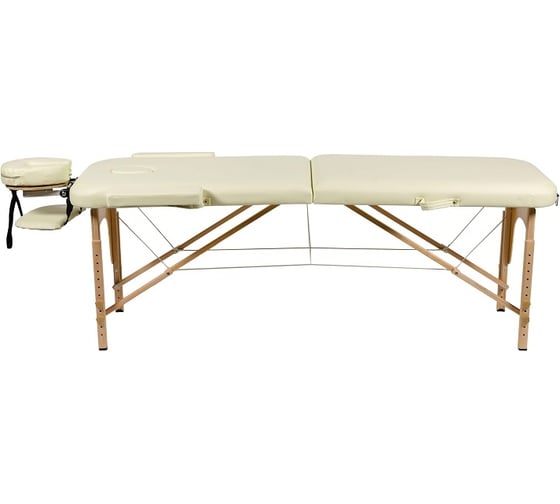 Массажный стол Atlas Sport складной 2-с деревянный 70 см, бежевый 2071000027043