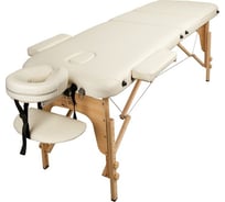 Массажный стол Atlas Sport 70 см складной 3-с деревянный, бежевый 2071000057040