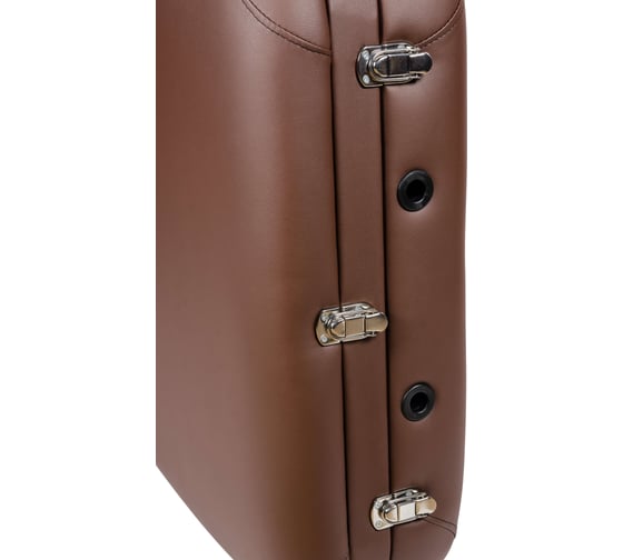 Массажный стол Atlas Sport 70 см XXL PRO с валиком, с memory foam, складной 3-с деревянный, коричневый 2071000067032