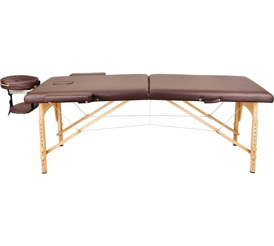 Массажный стол Atlas Sport складной 2-с 60 см деревянный, коричневый 2071000016030