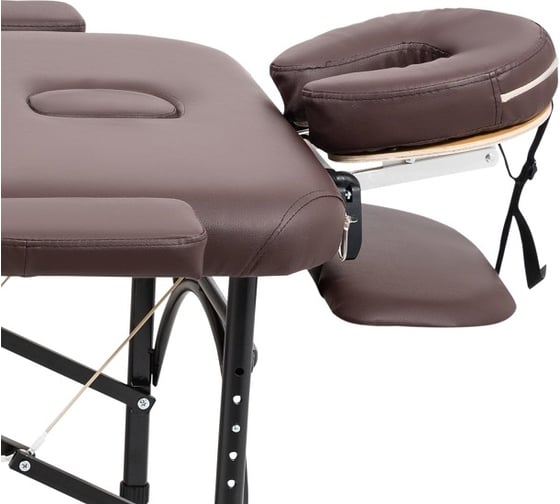 Массажный стол Atlas Sport складной Strong 70 см 3-с алюминиевый усиленная столешница, коричневый 2071000167039