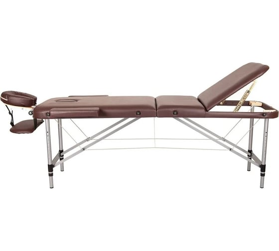 Массажный стол Atlas Sport складной 60 см 3-с алюминиевый, коричневый 2071000126036