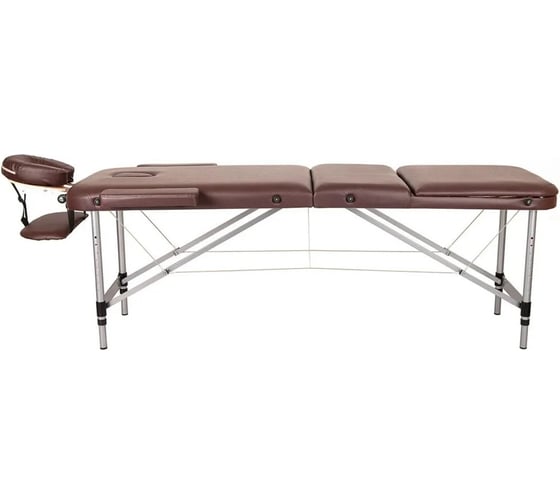 Массажный стол Atlas Sport складной 60 см 3-с алюминиевый, коричневый 2071000126036