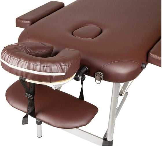Массажный стол Atlas Sport складной 60 см 3-с алюминиевый, коричневый 2071000126036