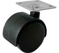 Колесная опора lemax PROF d=50, без стопора, площадка 38x38 KLS-01-D50