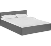 Кровать Woodville Оливия 160x200 см, темно-серая 533899