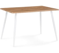 Деревянный стол Woodville Кангас 120x80x77 см, дуб вотан/белый 533165