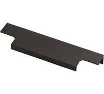 Ручка торцевая Kerron, 150 мм (фасад 18 мм), матовый черный RT-001-150 BL