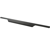 Ручка торцевая Kerron, 500 мм (фасад 18 мм), матовый черный RT-004-500 BL