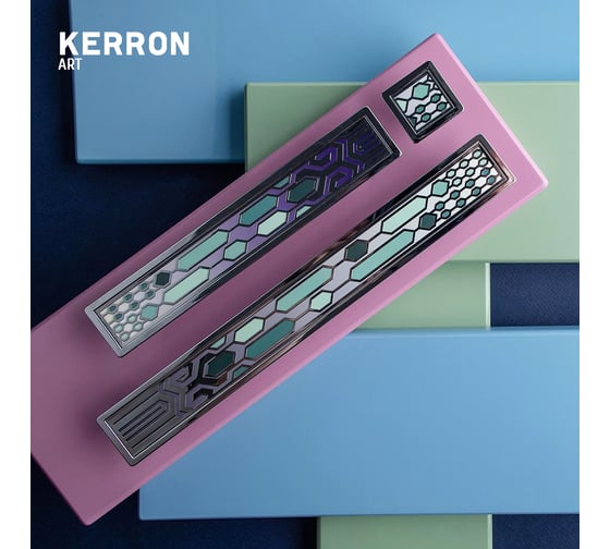 Ручка-кнопка Kerron хром, jewel KA1-000JW21-CR