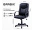 Офисное кресло BRABIX Relax Ms-001 4 массажных модуля, экокожа, черное 532519 4