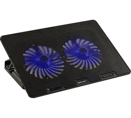 Подставка для ноутбука BRAUBERG с охлаждением, 2 порта Usb-a, Led подсветка, 37x26x5 см 513617