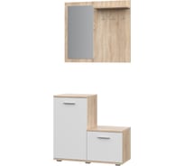 Комплект мебели для прихожей НК-Мебель Fun кп-1 дуб сонома/белый 71337652