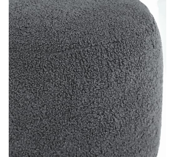 Каркасный круглый пуф NRAVA home милано 350x350x380 lamb 11 mt серый 4657792953609