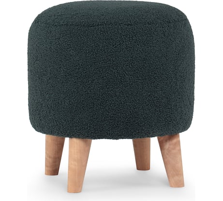 Каркасный круглый пуф NRAVA home милано 350x350x380 lamb 4 изумрудный 4657792953586
