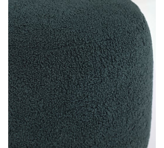 Каркасный круглый пуф NRAVA home милано 350x350x380 lamb 4 изумрудный 4657792953586